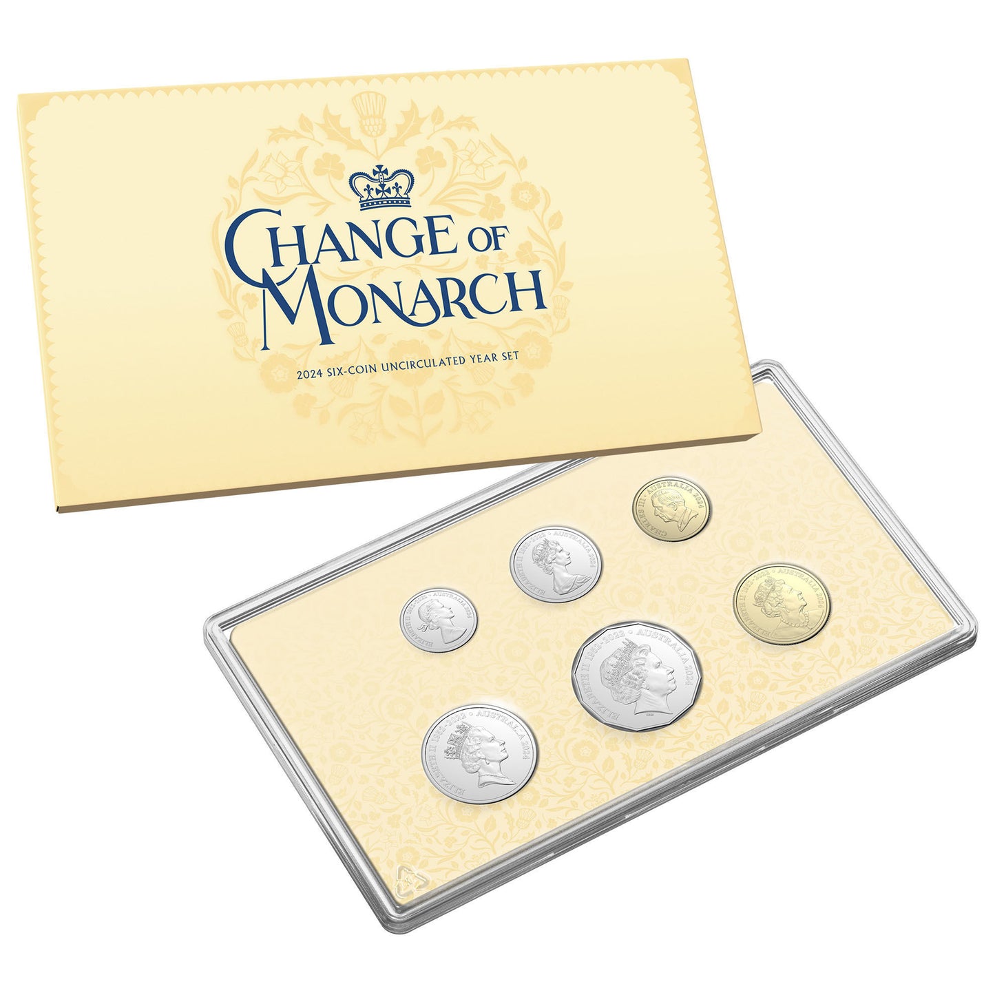 Royal Australian Mint | Change of Monarch Uncirculated Six Coin Mint Set!