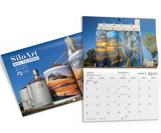 Discover the Artistic Beauty of the Australian 2025 Silo Art Calendar!