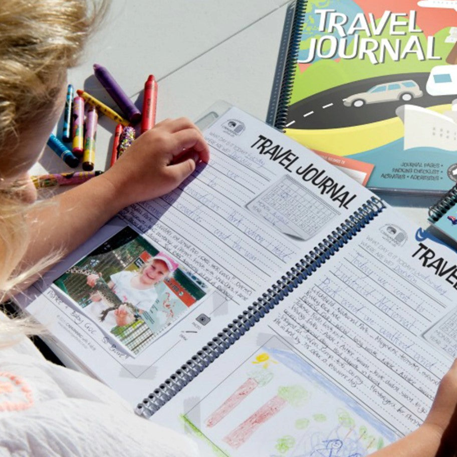 Spark your child's imagination with the Adventure Awaits Kid's Travel Journal.