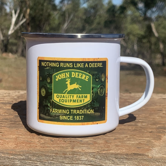John Deere Camping Mug