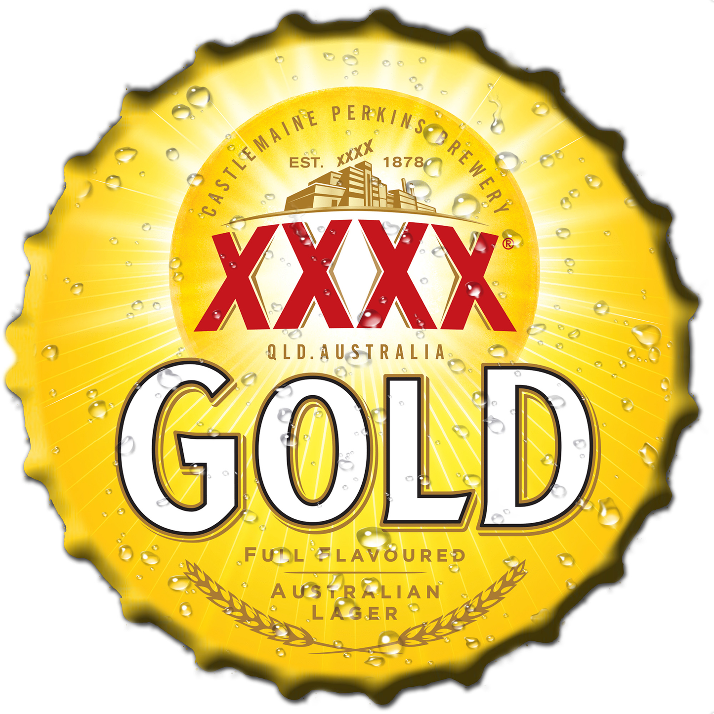 Xxxx Gold Bottle Top 35cm