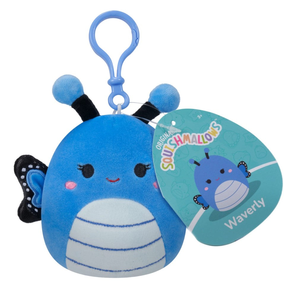 Waverly The Butterfly 3.5" Squishmallows Clip-on