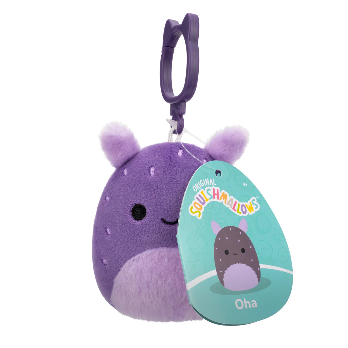 Oha The Sea Bunny 3.5" Squishmallows Clip-on