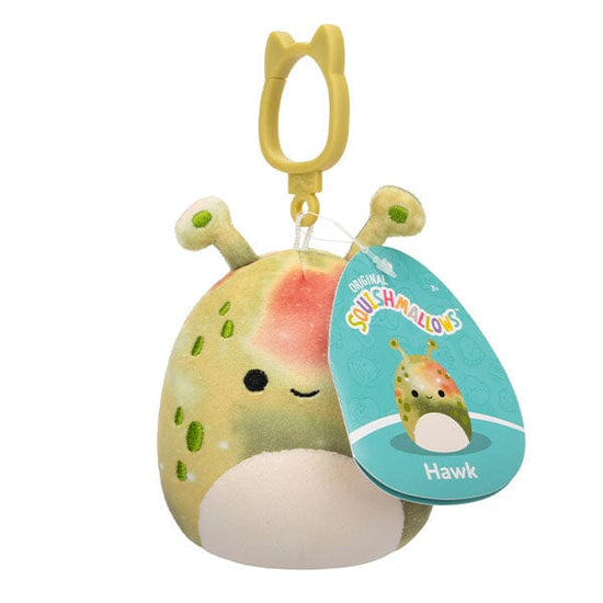 Hawk The Green Alien 3.5" Squishmallows Clip-on