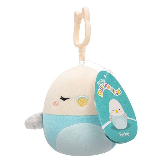 Tycho The Parakeet 3.5" Squishmallows Clip-on