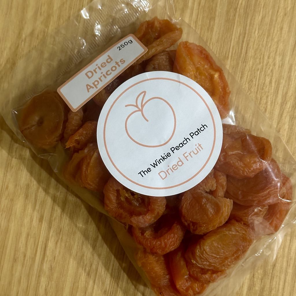 Winkie Peach Patch - Dried Apricots 250g