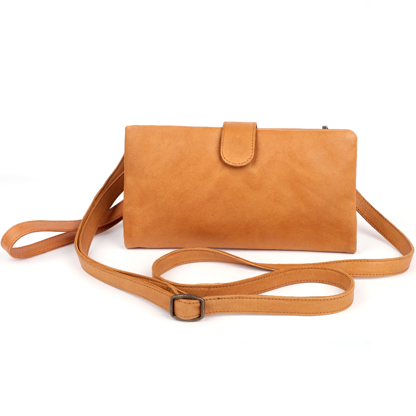 Slash Clutch & Crossbody Bag [col:tan]