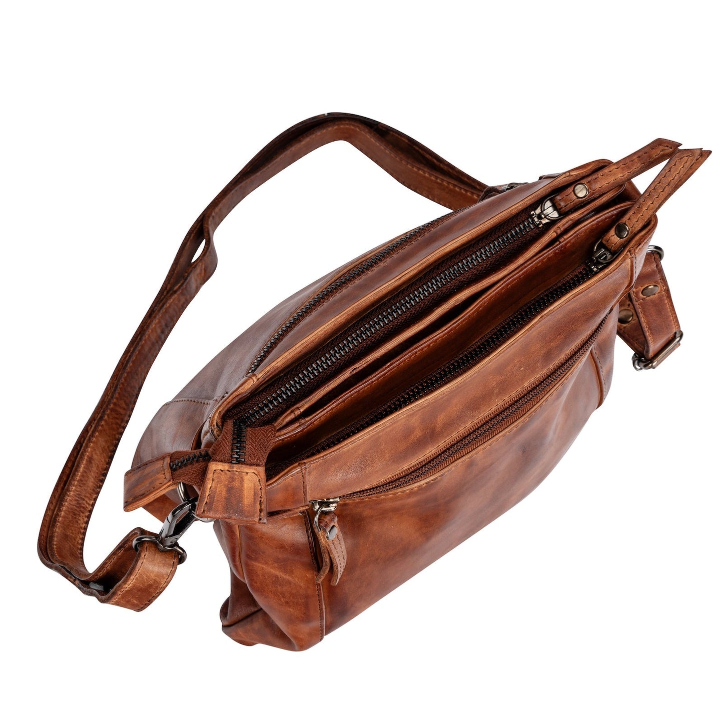 Greenwood Leather - Shoulder Bag Isalie Cognac