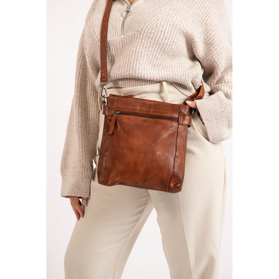 Greenwood Leather - Shoulder Bag Isalie Cognac