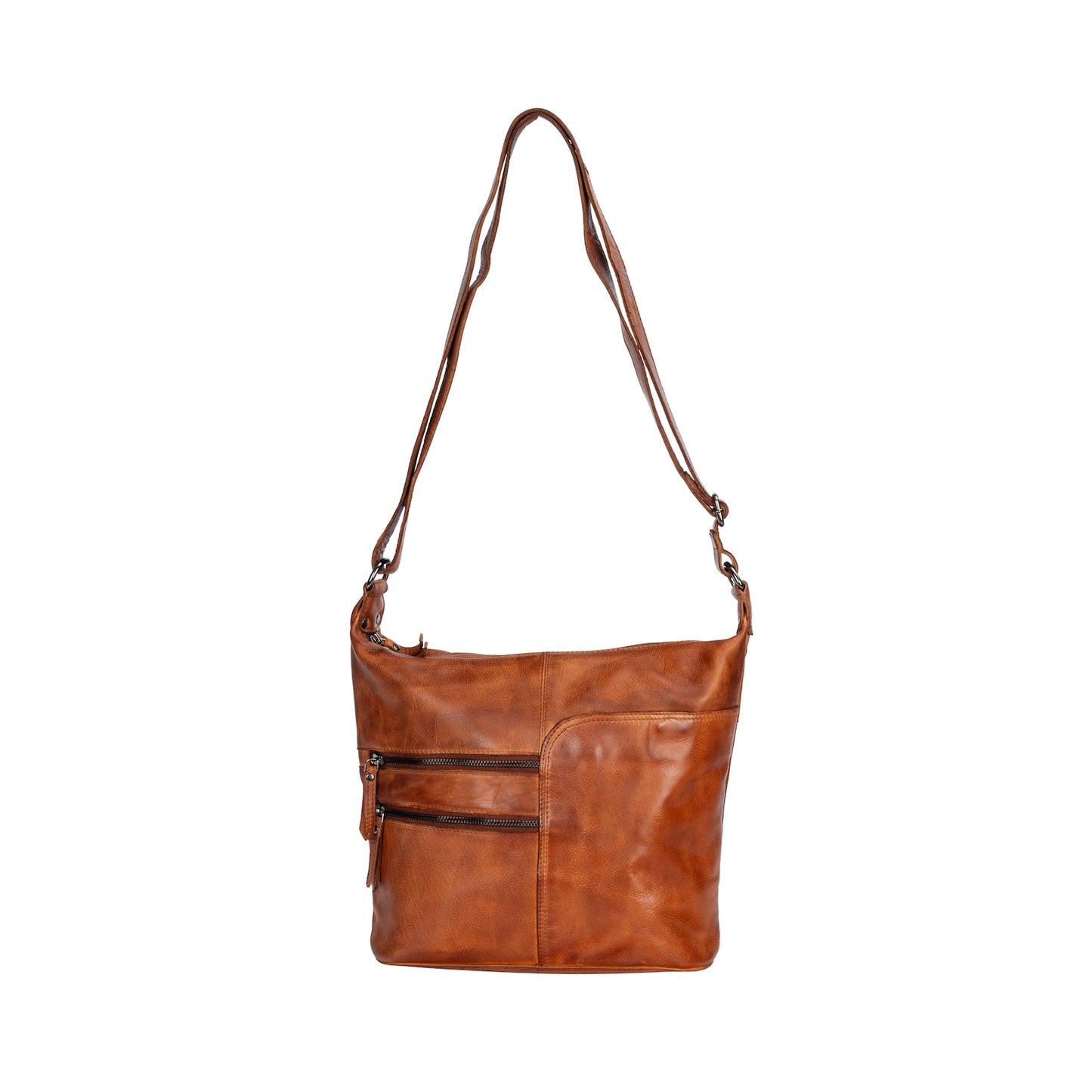 Greenwood Leather - Shoulder Bag Bianca Cognac