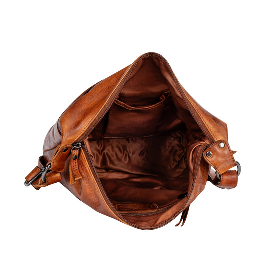 Greenwood Leather - Shoulder Bag Bianca Cognac