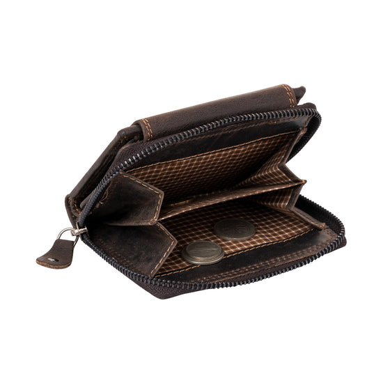 Leather Wallet | Tina - Brown