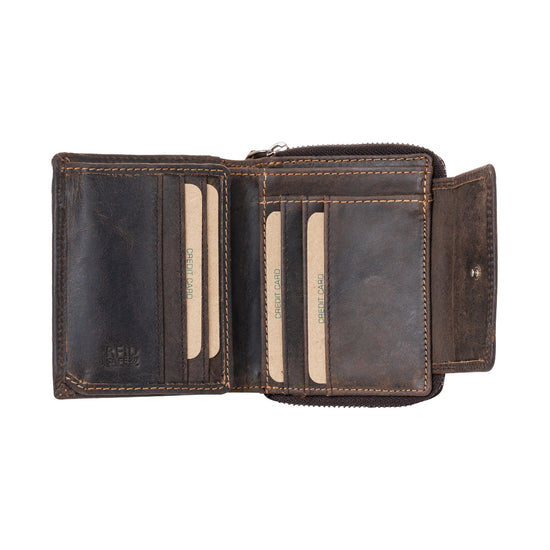 Leather Wallet | Tina - Brown