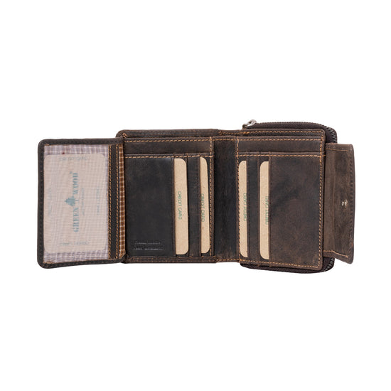 Leather Wallet | Tina - Brown