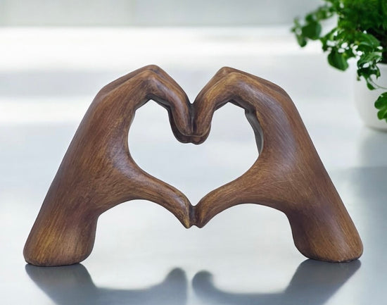 Heart Hands Wood Look Finish