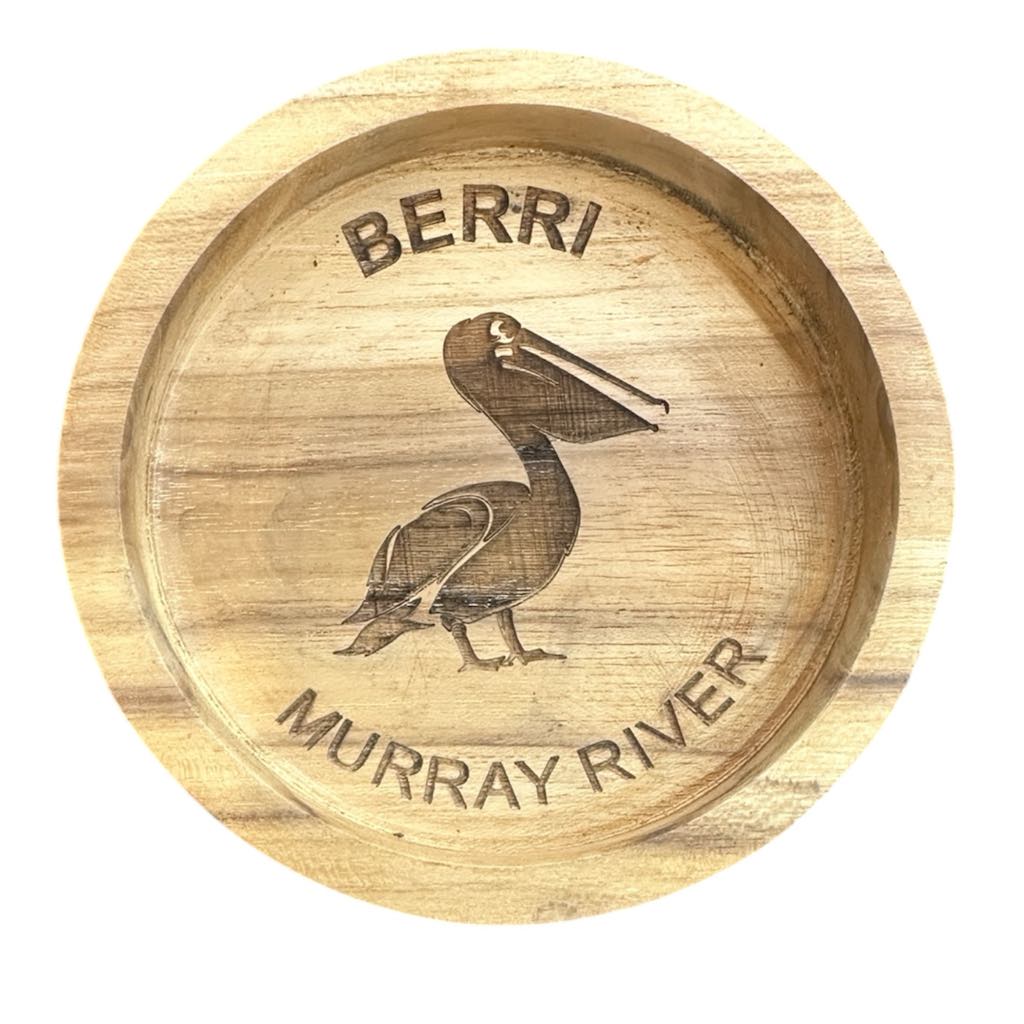 Berri Coaster/Trinket Wooden Handcrafted