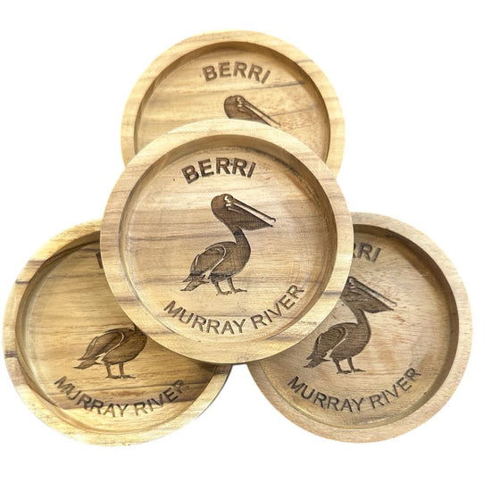 Berri Coaster/Trinket Wooden Handcrafted