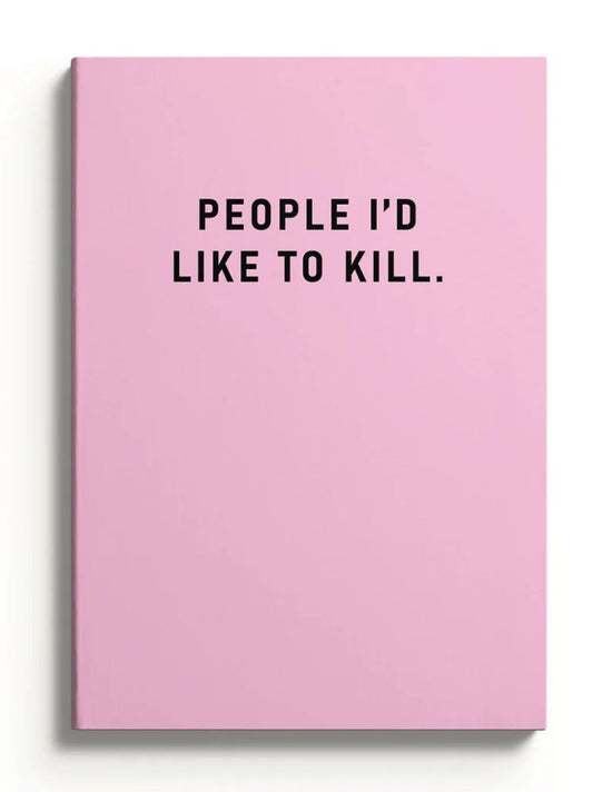 Vevoke Note Book - Ohh Deer A5 Soft Cover "People I'd Like to Kill