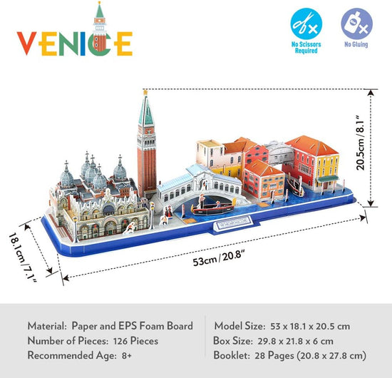 CubicFun 3D Puzzle - Venice CityLine MC269H