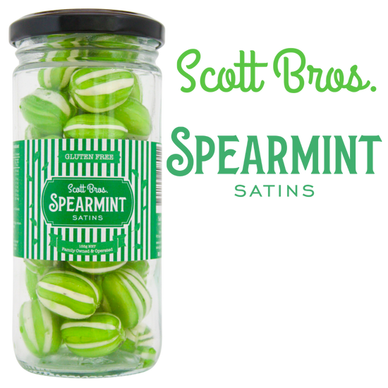 Spearmint Satins 175g - Scott Bros