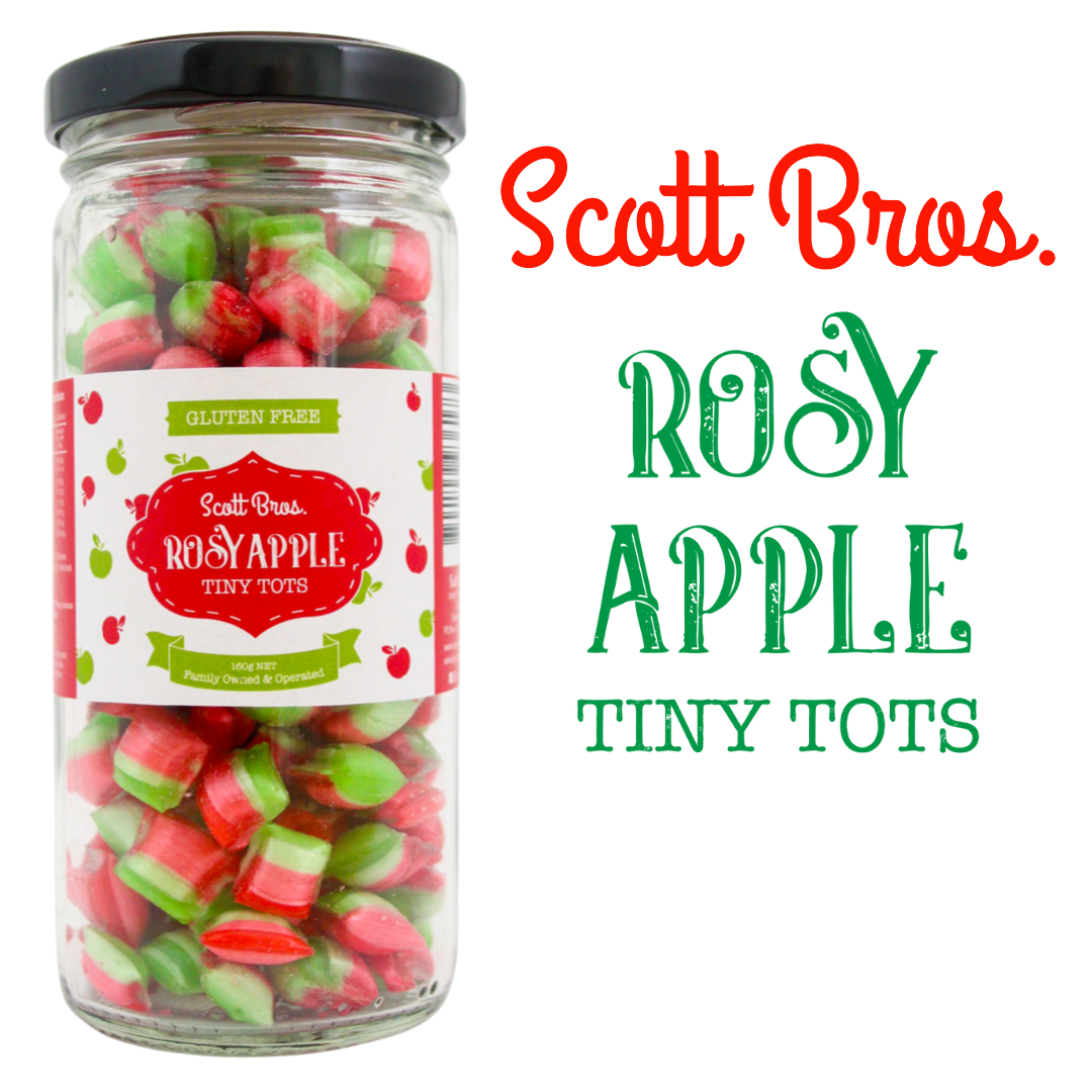 Rosy Apple Tiny Tots 160g - Scott Bros