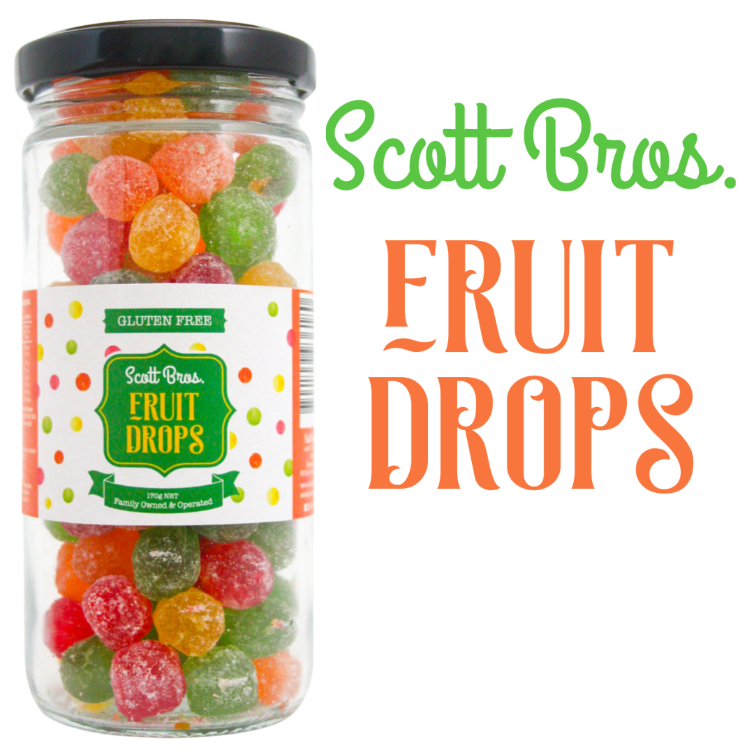 Fruit Drops 185g - Scott Bros