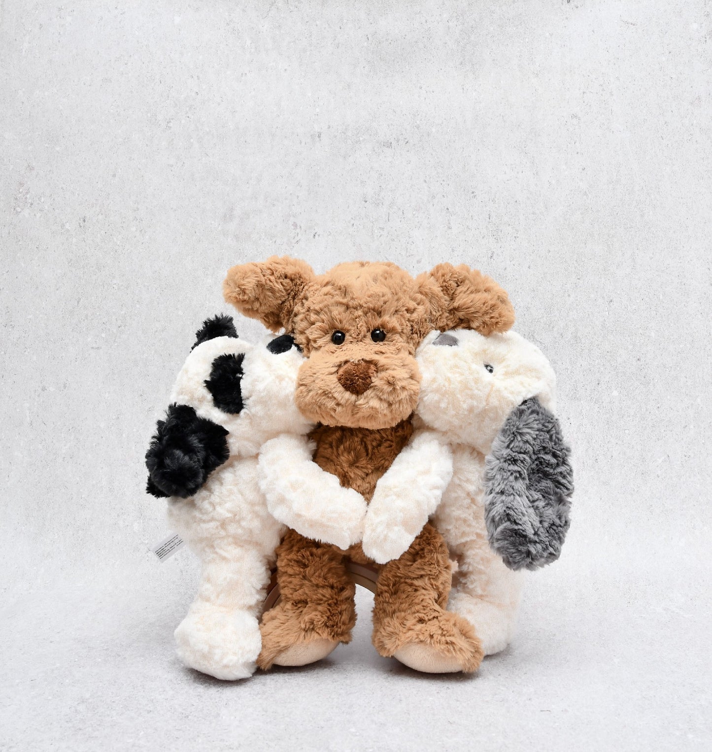 Petite Vous - Henry The Grey & Cream Dog Plush