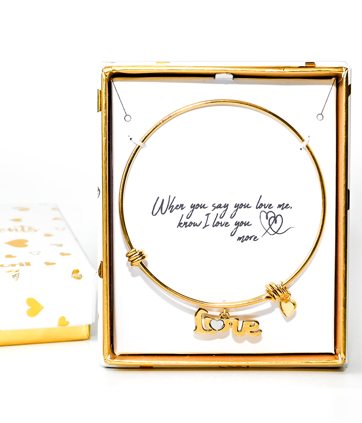 Love More Gold Bracelet