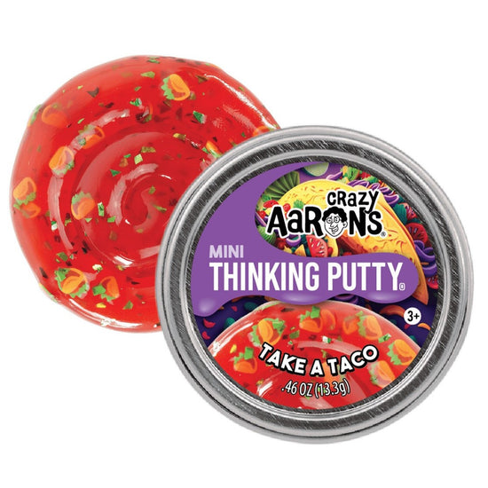 Crazy Aarons Putty | Mini Thinking Putty | 13.3g [Stl:Take A Taco]