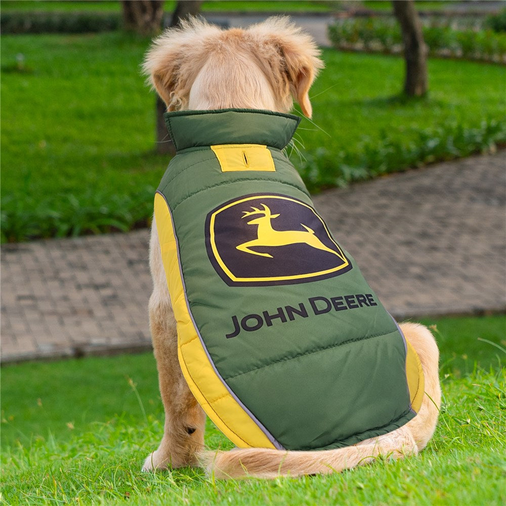 John Deere Pet Puffer Vest [sz:small]