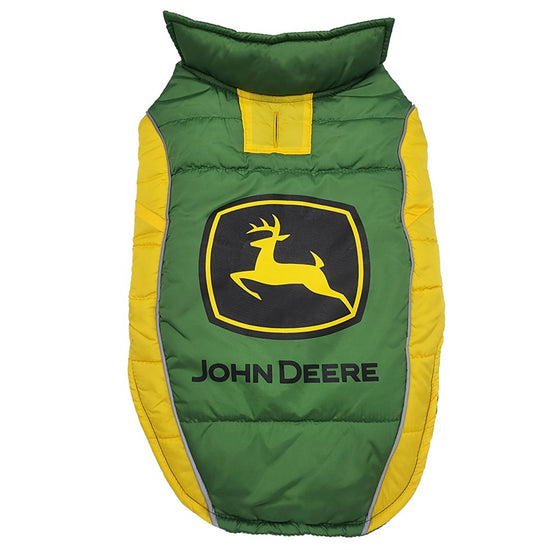 John Deere Pet Puffer Vest [sz:small]