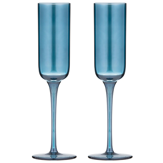 Verity Sapphire 2pk Champagne Glass