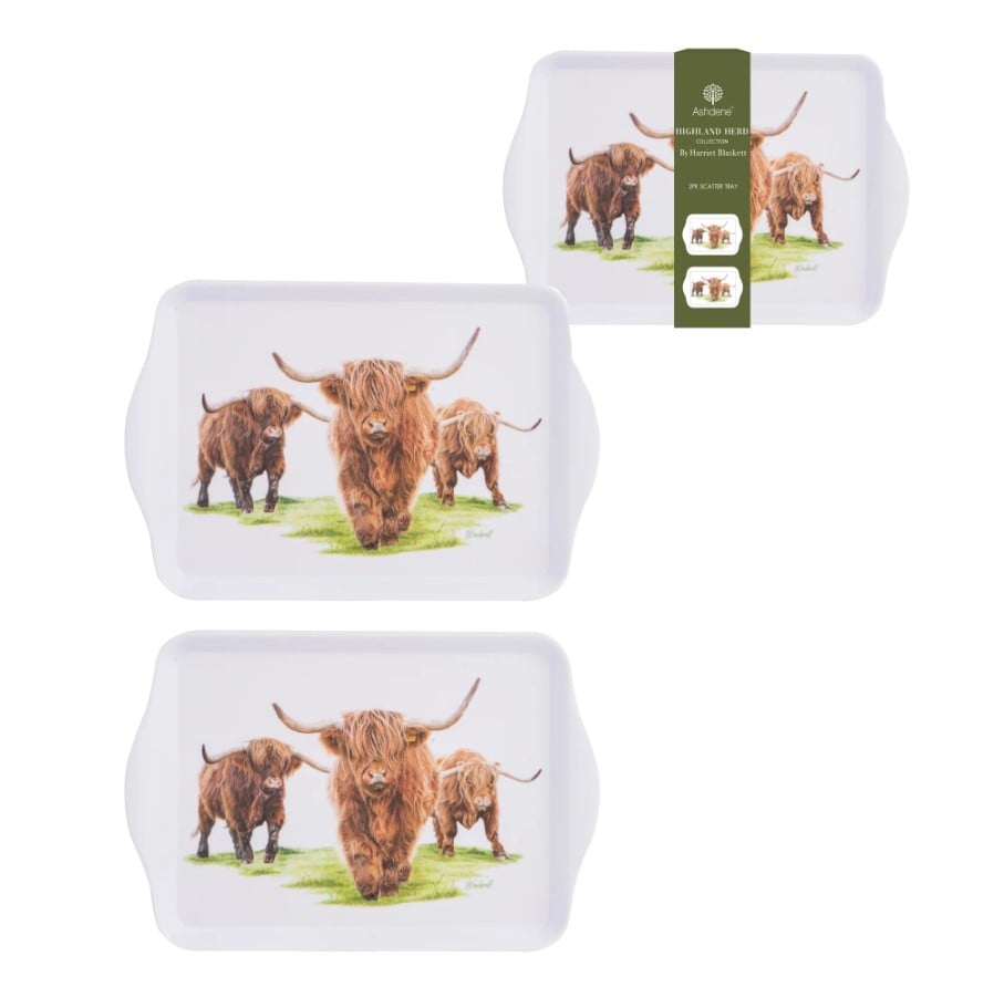 Ashdene - Highland Herd 2pk Scatter Tray