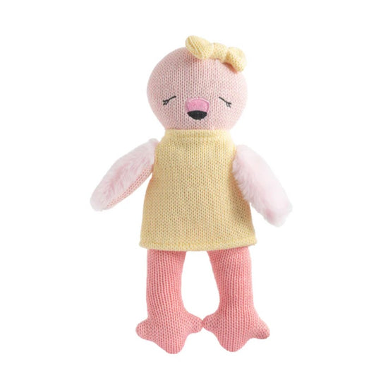 Living Textiles - Knitted Toy Freya the Flemingo