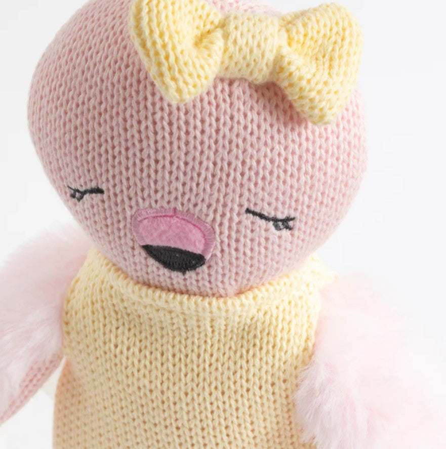 Living Textiles - Knitted Toy Freya the Flemingo