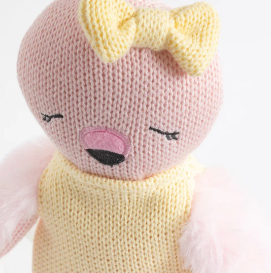 Living Textiles - Knitted Toy Freya the Flemingo