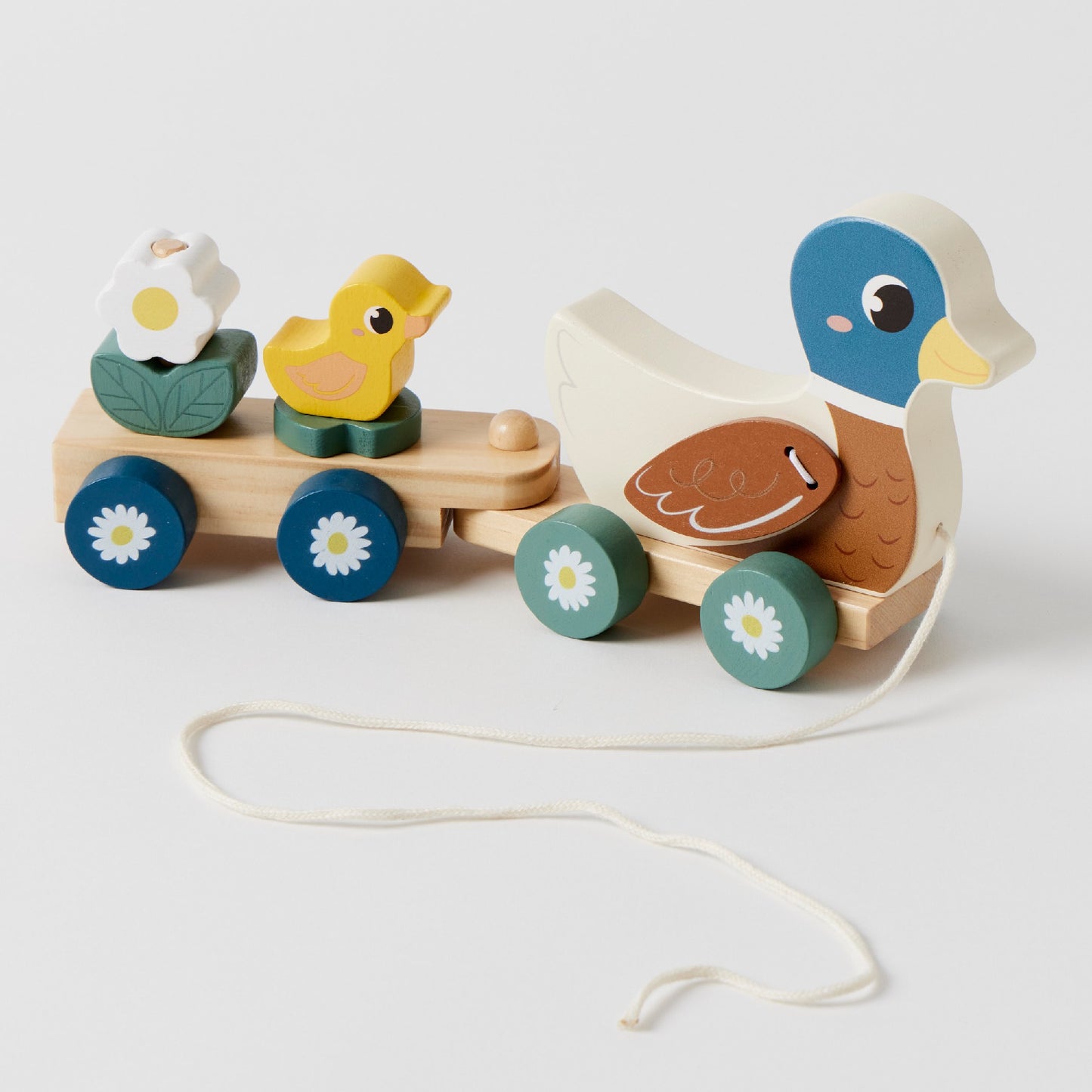 Duck Train Set Pull Along