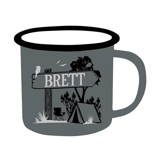 Brett - Adventure Enamel Mug