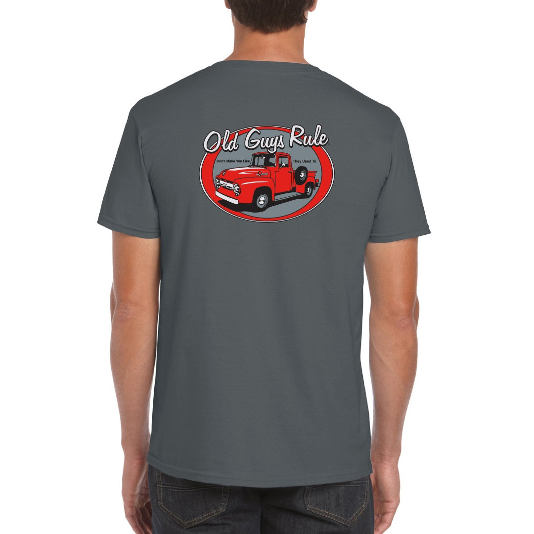 Red Truck Charcoal T-shirt [sz:large]