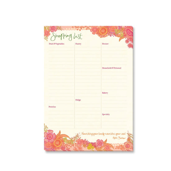 Bloom - Shopping List Pad A5