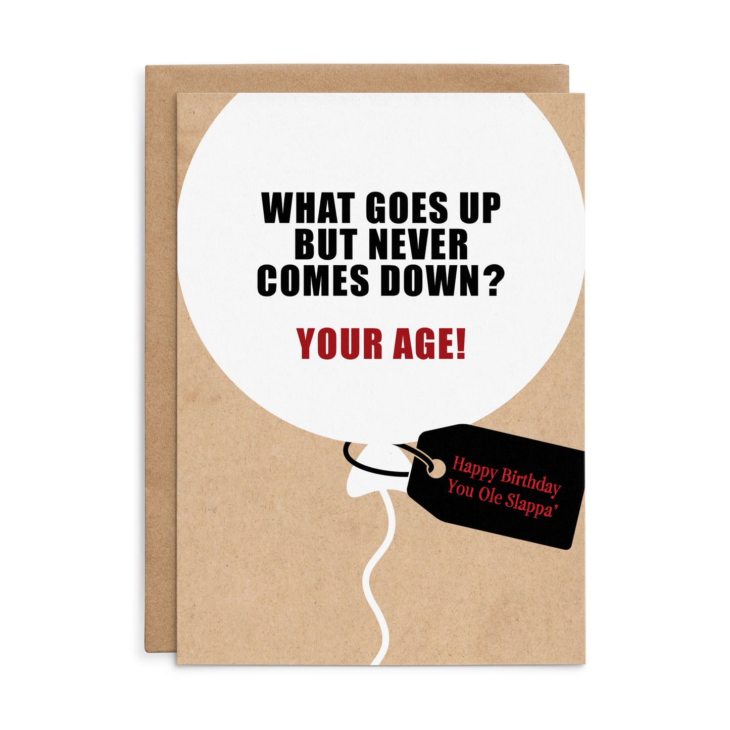 What Goes Up - Defamations Birthday Card