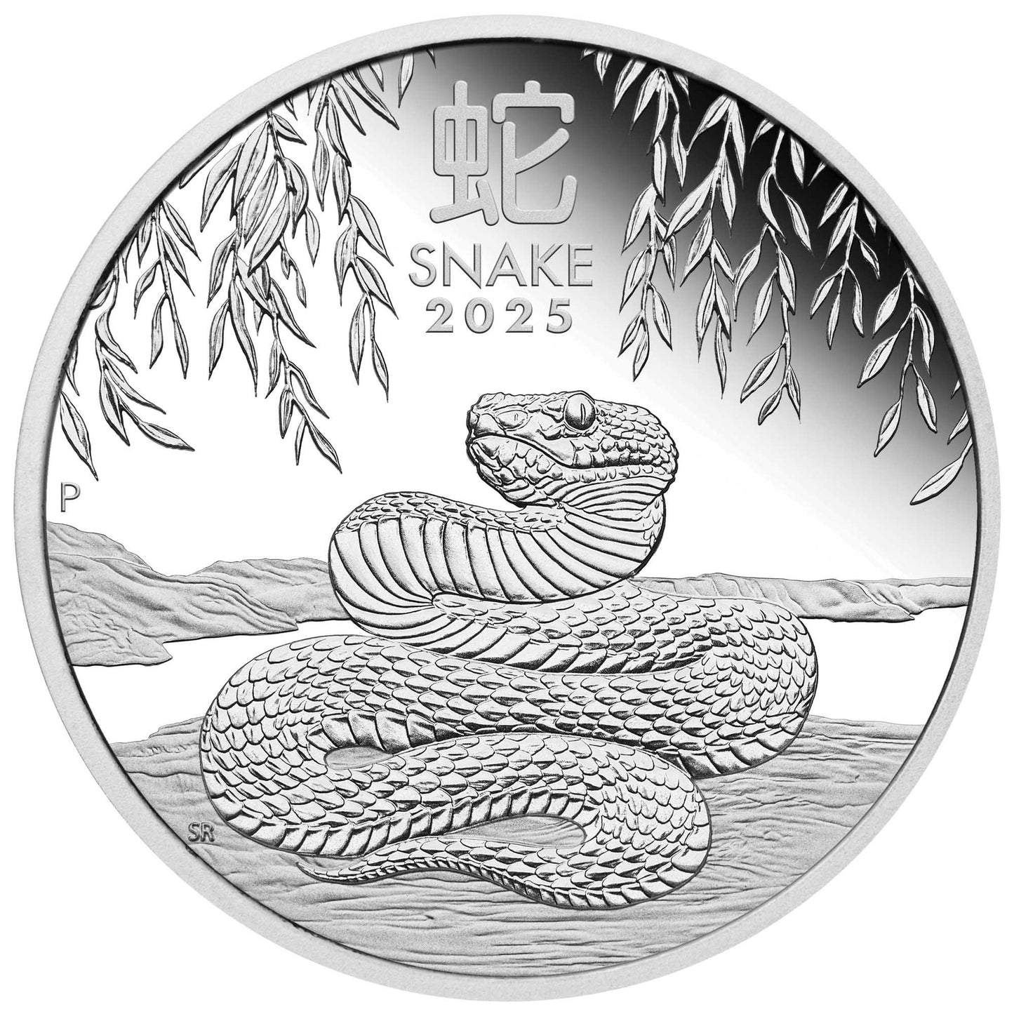 Australian Lunar Series III 2025 Year of the Snake 1/2oz Silver Proof Coin