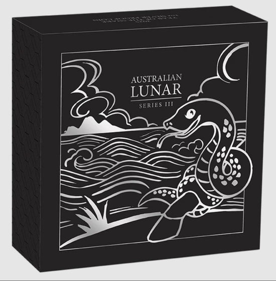 Australian Lunar Series III 2025 Year of the Snake 1/2oz Silver Proof Coin