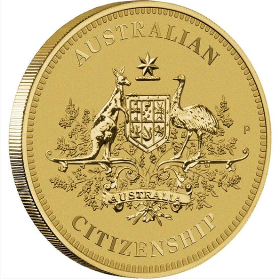 Australian Citizenship 2024 1 Dollar Coin In Card