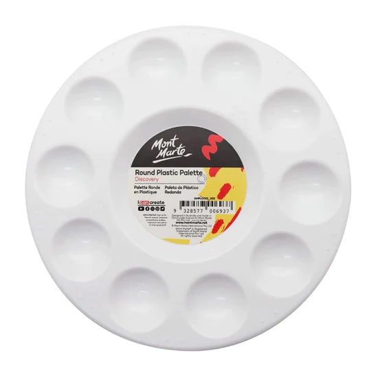 Mont Marte - Round Plastic Palette 17cm