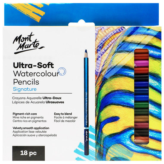 Ultra-Soft Watercolour Pencils 18pc