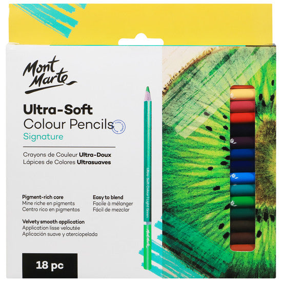 Ultra-Soft Colour Pencils 18pc