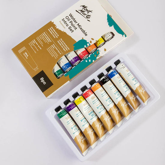 Water Mixable Oil Paint Intro Set 8pc X 18ml