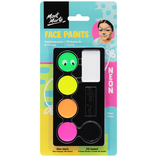 Kids Face Painting Set - Neon