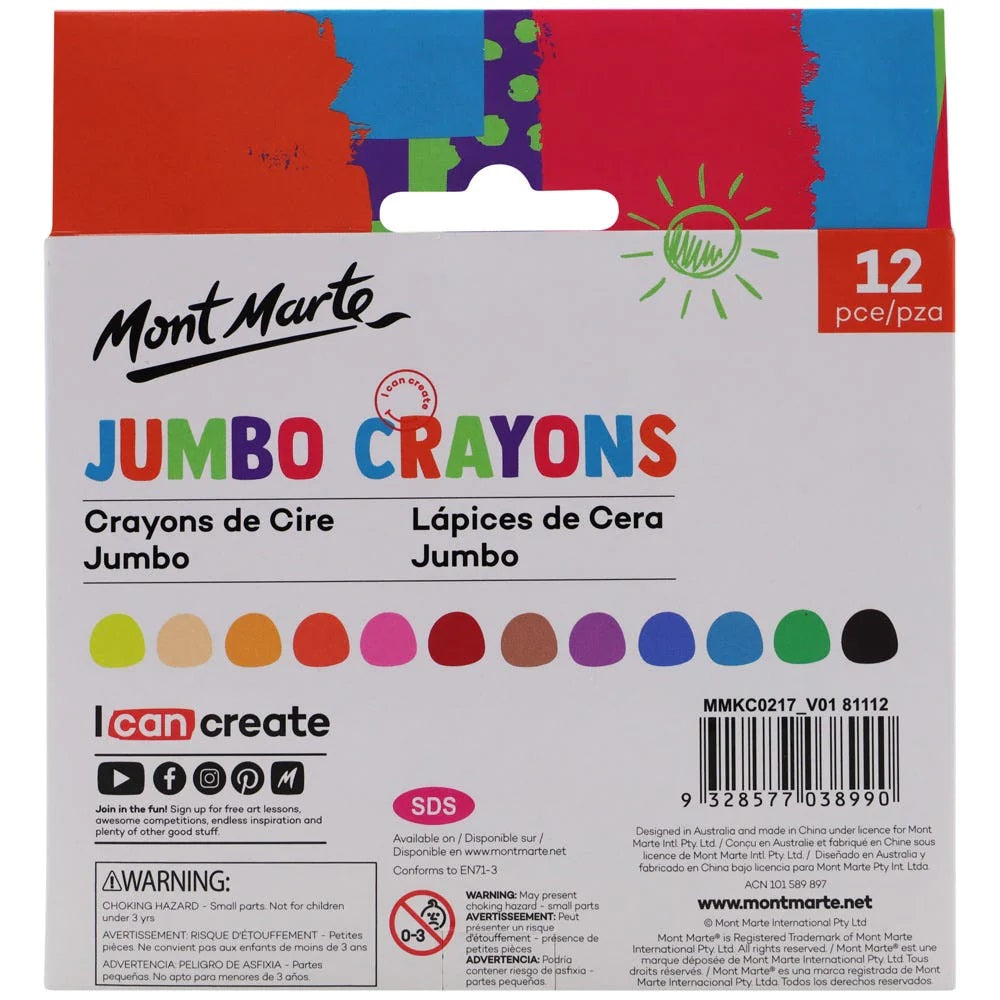 Jumbo Crayons 12pc